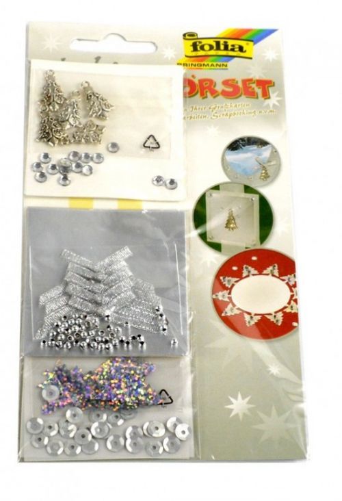 Vánoční dekorační set - jedle - F1226