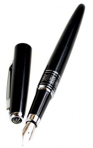 Pero bombičkové Regal 581 kovové - černé v krabičce - 26851