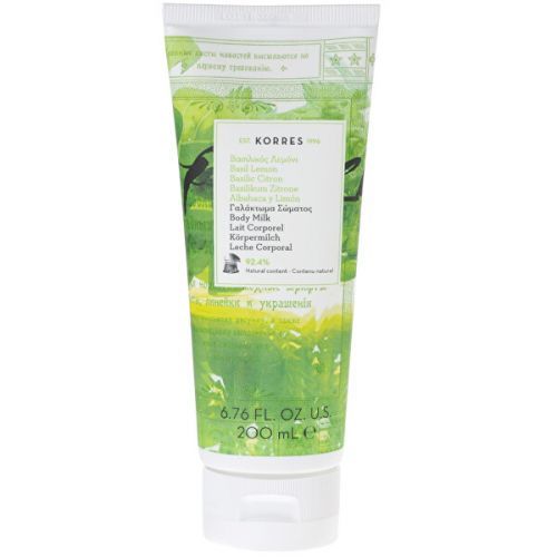 Korres Hydratační tělové mléko Basil Lemon (Body Milk) 200 ml