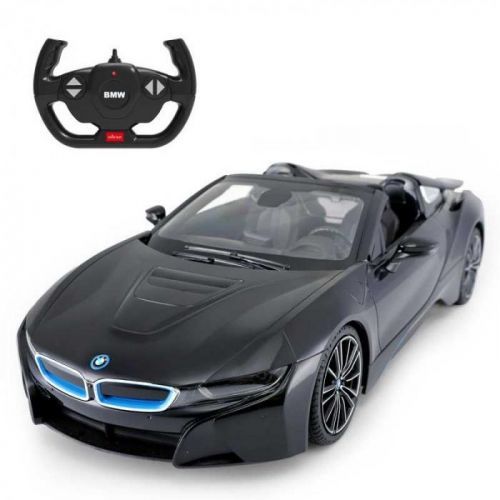 Rastar BMW i8 1:12, licence, LED, metalický lak, černé