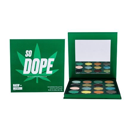 Makeup Obsession So Dope paletka očních stínů s konopným olejem 20,8 g