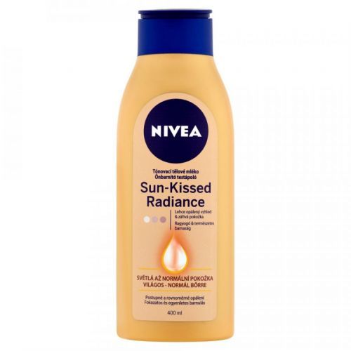 NIVEA Sun-Kissed Radiance Tónovací tělové mléko světlý odstín 400 ml