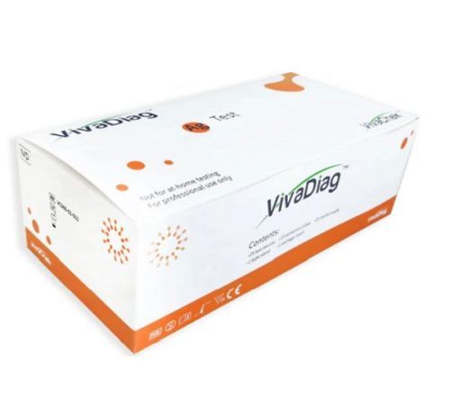 VivaDiag SARS-CoV-2 Ag Antigen Rapid Test - 25 ks ( z přední části nosu )