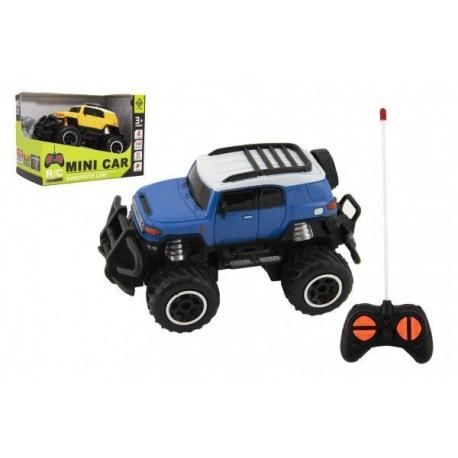 Auto RC mini SUV plast 14cm 27MHz na dálk. ovl. na bat. se světl. 2 barvy v krab. 16x12x10 Teddies TD85975