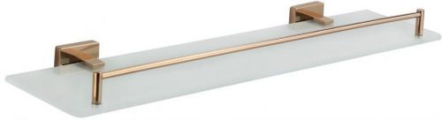 MEXEN Arno skleněná polička, růžové zlato 7020737-60