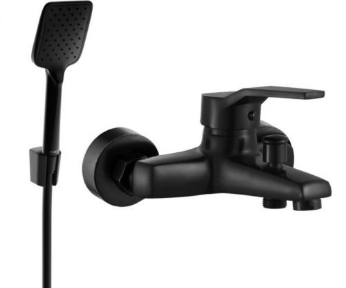 MEXEN/S Caro R62 vanová baterie s příšlušenstvím, černá 74664R62-70