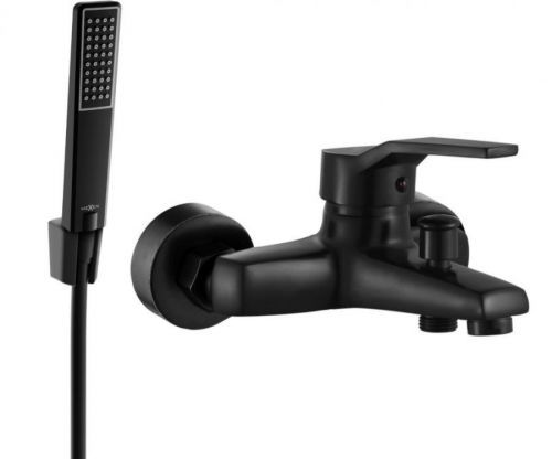 MEXEN/S Caro R72 vanová baterie s příšlušenstvím, černá 74664R72-70