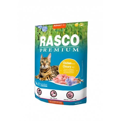 Rasco Premium Cat Adult, Chicken, Chicori Root 400g