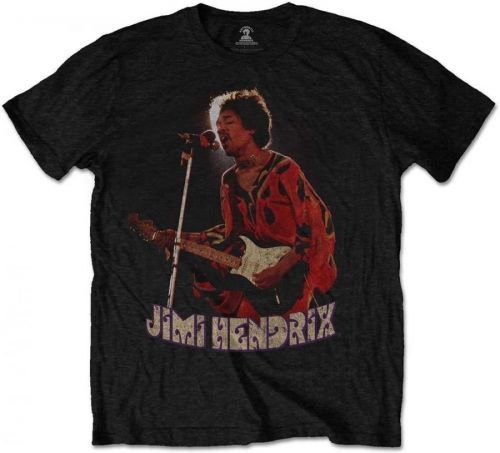 Jimi Hendrix Unisex Tee Orange Kaftan M