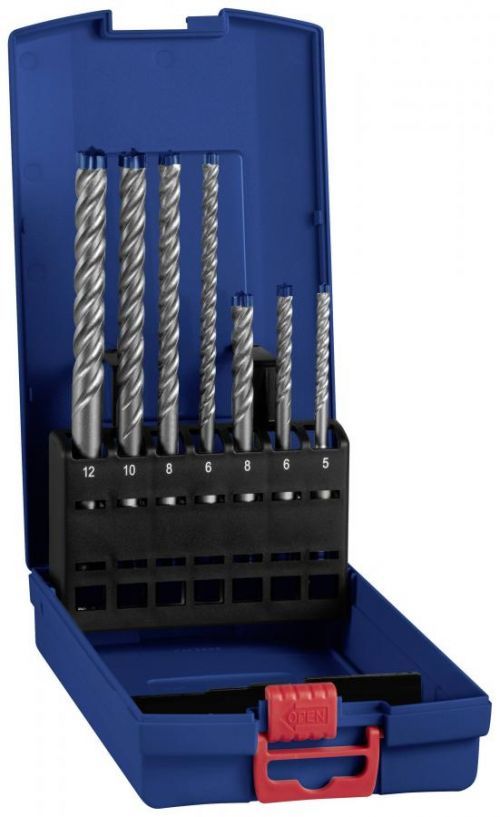 Příklepový vrták Bosch Accessories EXPERT SDS plus-7X 2608900195 SDS plus, Ø 5.0 mm, 6.0 mm, 8.0 mm, 6.0 mm, 8.0 mm, 10.0 mm, 12.0 mm, 7 ks