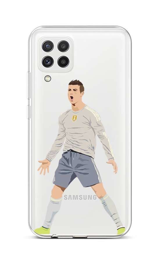 Kryt TopQ Samsung A22 silikon Fotbalista 65216
