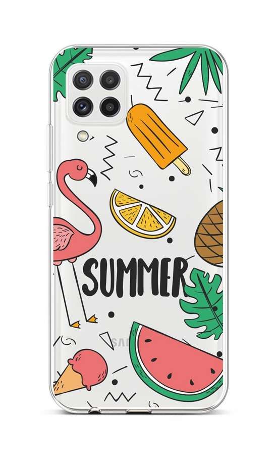 Kryt TopQ Samsung A22 silikon Summer 65192