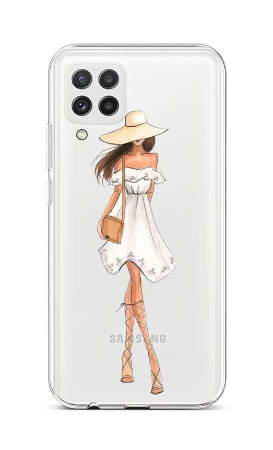 Kryt TopQ Samsung A22 silikon Lady 5 65185
