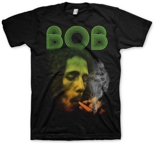 Bob Marley Unisex Tee Smoking Da Erb L