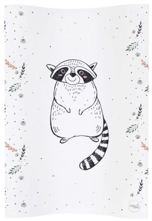 Ceba Baby Podložka přebalovací 2-hranná měkká COSY (50x70) Raccoon