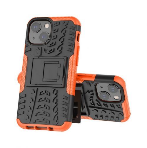 Kryt TopQ iPhone 13 ultra odolný oranžový 65241