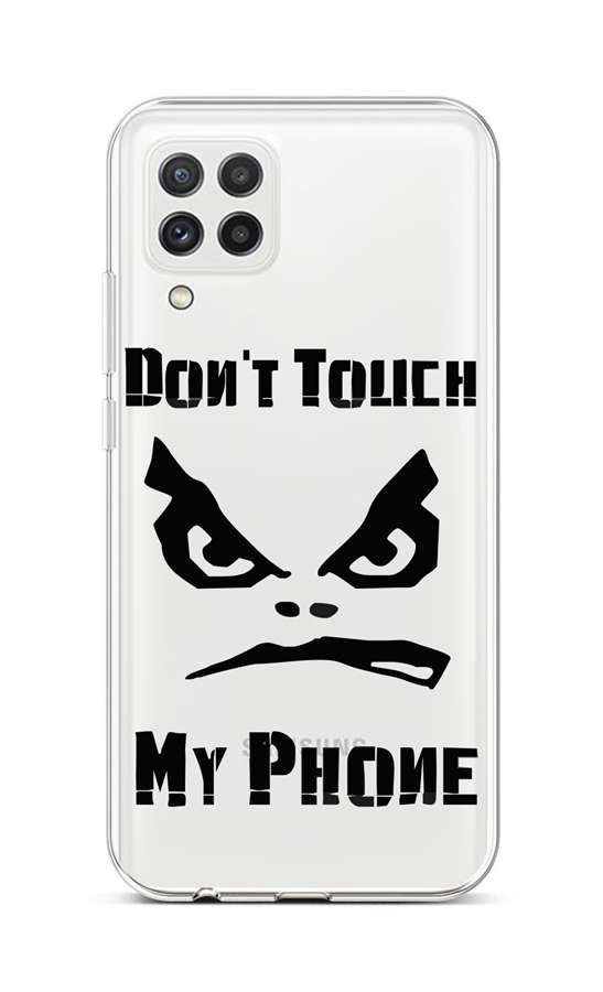 Kryt TopQ Samsung A22 silikon Don't Touch průhledný 65207