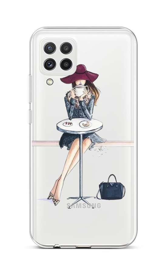 Kryt TopQ Samsung A22 silikon Lady 6 65200