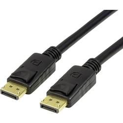 DisplayPort kabel LogiLink [1x zástrčka DisplayPort - 1x zástrčka DisplayPort] černá 2 m
