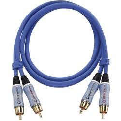 Připojovací kabel Oehlbach, cinch zástr./cinch zástr., modrý, 5 m