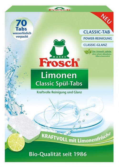 FROSCH EKO Tablety do myčky klasické Limetka (70 tablet)