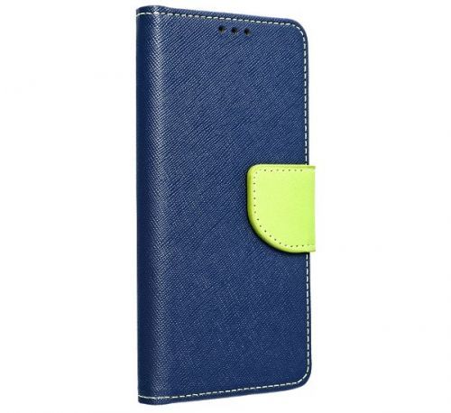 Fancy Diary flipové pouzdro Samsung Galaxy A03s, modrá/limetková