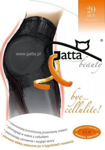 Gatta Bye Cellulite 20 den punčochové kalhoty 4-L golden/odstín béžové