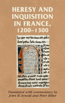 Heresy and Inquisition in France, 1200-1300 (MacLean Simon)(Paperback)
