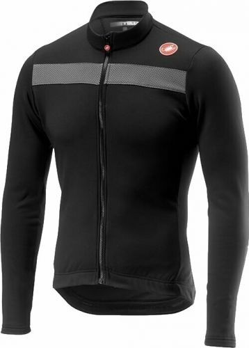 Castelli Puro 3 Jersey Light Black/Silver Reflex M