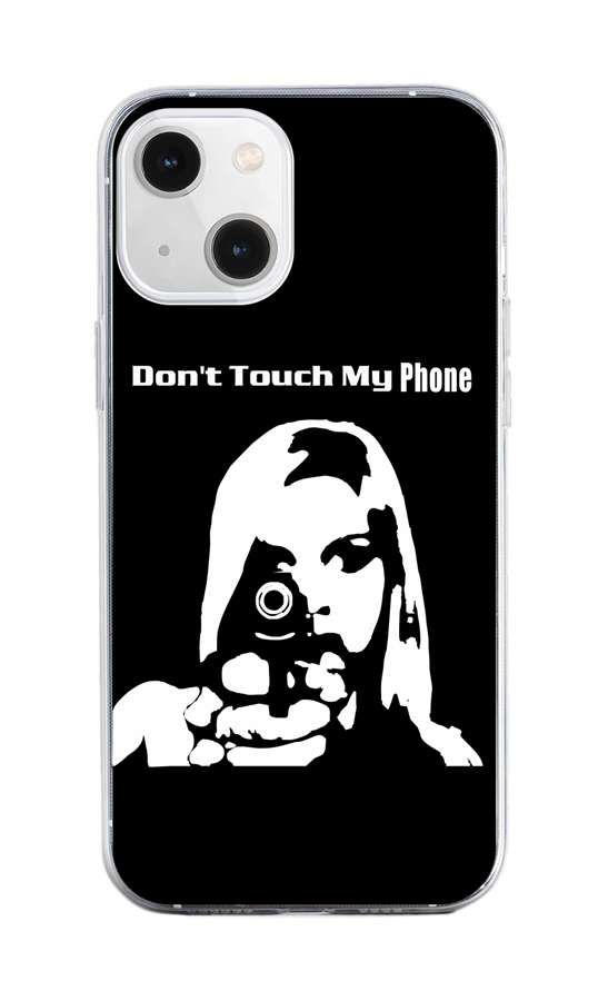 Kryt TopQ iPhone 13 mini silikon Don't Touch Gun 64692
