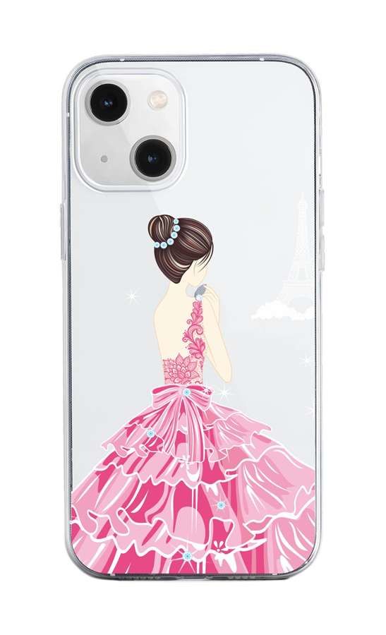 Kryt TopQ iPhone 13 silikon Pink Princess 64657
