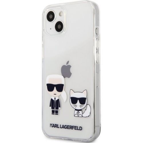 Karl Lagerfeld Ikonik Cover iPhone 13 mini čirý