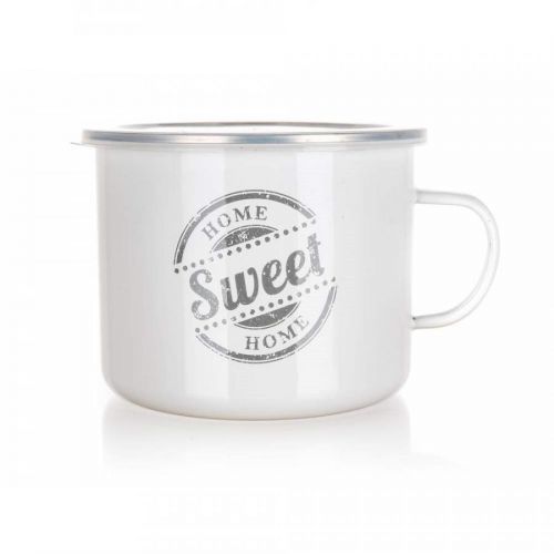 Hrnek smalt 500ml SWEET s plast víčkem  BANQUET