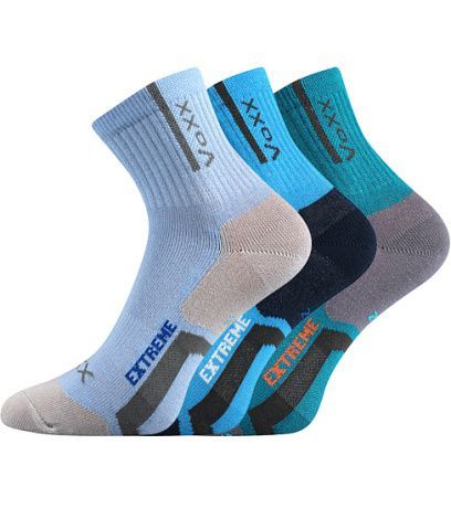 Voxx Dětské sportovní ponožky - 3 páry Josífek BM103022 mix C - uni 25-29 (17-19)