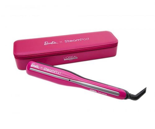 Parní žehlička na vlasy L'Oreál SteamPod x Barbie - růžová + elegantní pouzdro zdarma - L’Oréal Professionnel + DÁREK ZDARMA