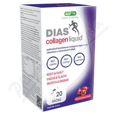 Dias Colagen  DIAS collagen liquid granátové jablko 15mlx20 sáčků