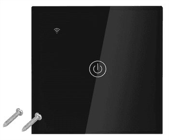 Dotykový skleněný vypínač LTC LXM171, SMART, wifi, černá