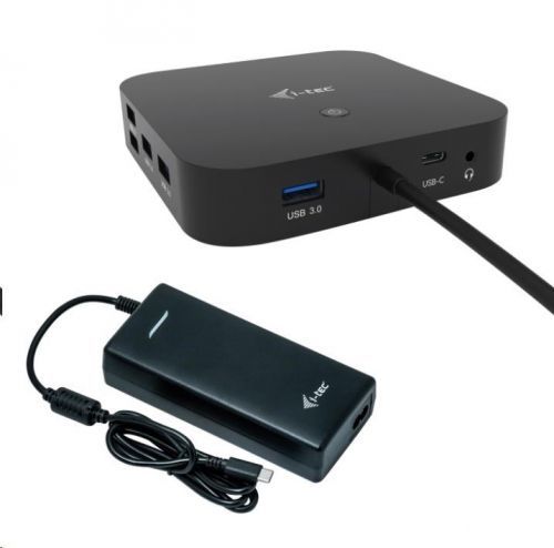 iTec USB-C HDMI DP Docking Station with Power Delivery 100 W + Universal Charger 112 W