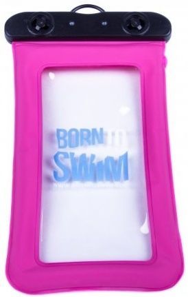 BornToSwim Waterproof Phone Bag Růžová