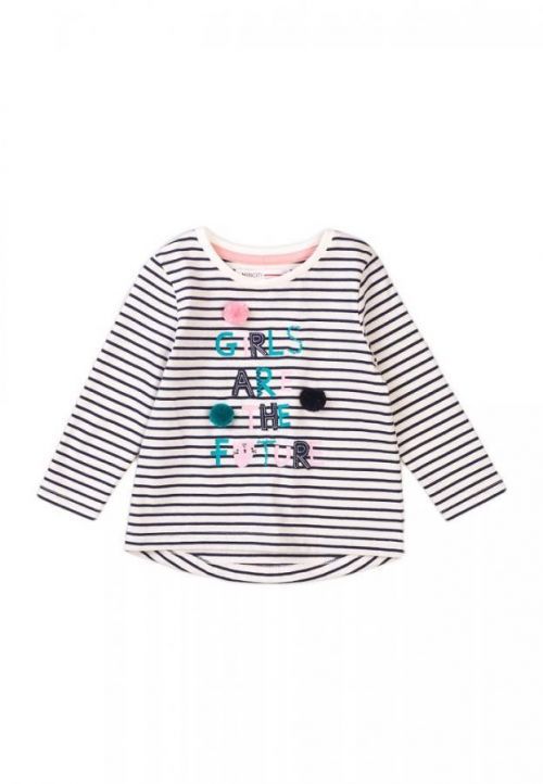 Tričko dívčí s dlouhým rukávem, Minoti, Lovely 2, holka - 104/110