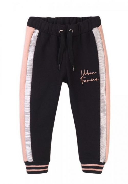 Tepláky dívčí, Minoti, Urban 6, černá - 104/110