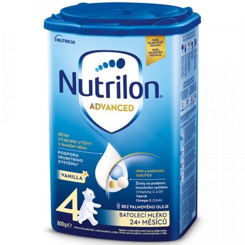 NUTRILON 4 Advanced Vanilla Pokračovací batolecí mléko od 24-36 měsíců 800 g