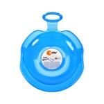 KHW Snow Spider iceblue - dětský plastový kluzák na sníh, talíř, světle modrý