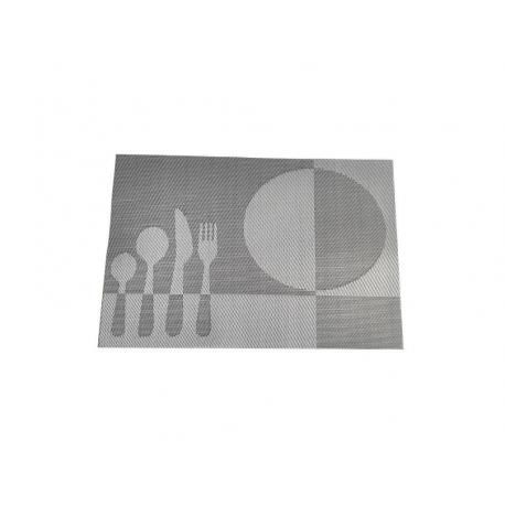 Praktické prostírání na stůl FOOD - 30x45 cm, šedá JAHU JH85766