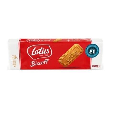 Originální karamelizované sušenky Biscoff 250 g 0l