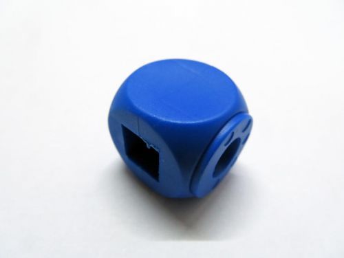 RETA Samostatná kostička - upevnění počítadla na stolní fotbal - modrá