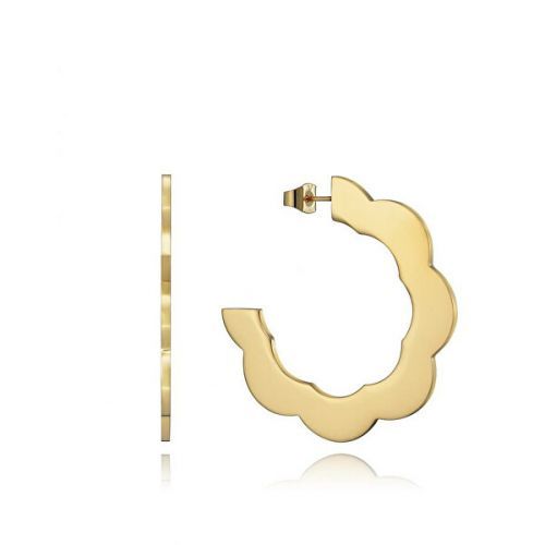 Viceroy Nadčasové ocelové kruhové náušnice Kiss 15112E01012