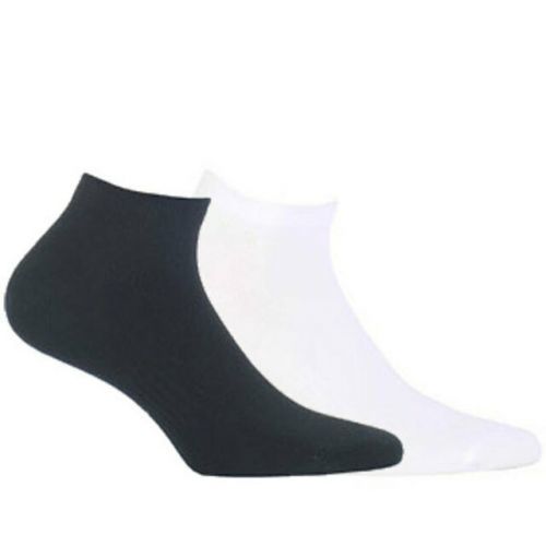 Hladké krátké dámské ponožky Ag+ - 33/35 - bílá
