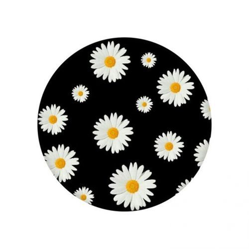 Držák na mobil TopQ PopSocket Black Daisies 65774