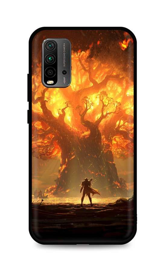 Kryt TopQ Xiaomi Redmi 9T silikon Warcraft 65734